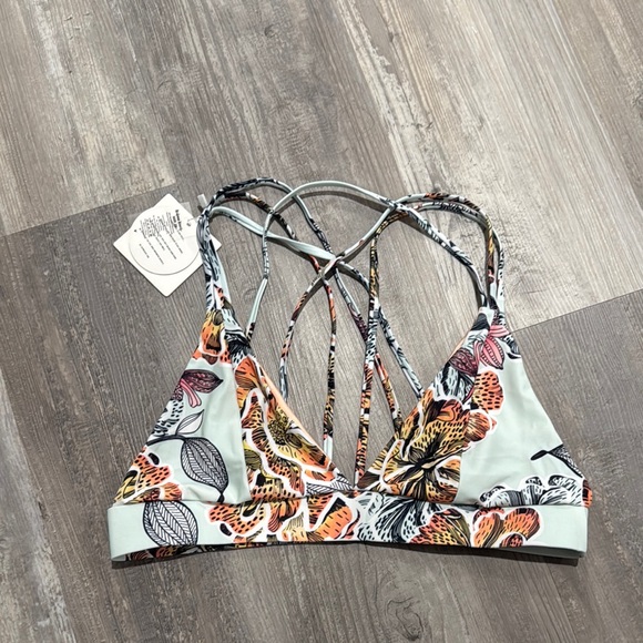 Kulani Kinis Harper Tri-Color Bikini Top - Picture 2 of 6